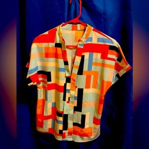 Bold and Fun geometrical Dress Shirt